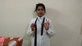 How to make Tie how to tie a tie Hindi audio [upl. by Ungley]