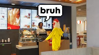 Be a Chicken Get Chicken Fake Coupon Prank [upl. by Willman968]