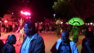 Joe Tohonnie Jr amp White Mountain Apache Crown Dancers  NM State Fair 2016 Clip 2 [upl. by Fein]