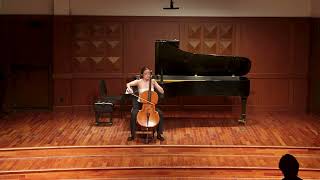 JS Bach Suite No 1 in G Major BWV 1007 I Prelude II Allemande  Elaina Spiro [upl. by Einna]