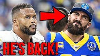 The Los Angeles Rams Sign Eric Weddle For The 2022 NFL Playoffs [upl. by Aietal]