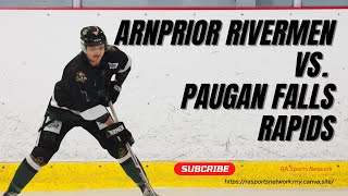 Arnprior Rivermen vs Paugan Falls Rapids [upl. by Lipcombe]