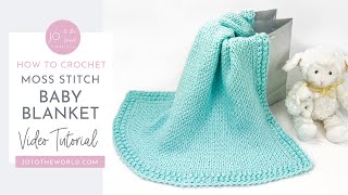 SO EASY AND BEAUTIFUL👌🌸 How to Crochet for beginners  Crochet baby blanket [upl. by Rigby]