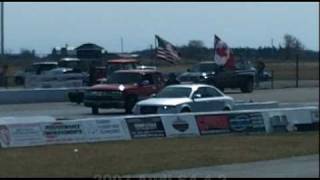 Audi S4 B7 in the 12s  Cayuga Dragstrip 14 mile 129  1078 [upl. by Knowle]