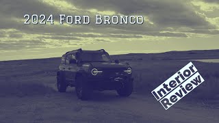 2024 Ford Bronco Everglades interior walkthrough [upl. by Brody]