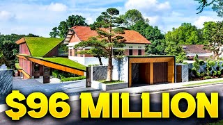 The Most Expensive Singapore Mansions 2022 [upl. by Enaej]