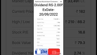 National Aluminium Company Limited NALCO dividend anaunsh [upl. by Dray]