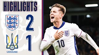 England U21 21 Ukraine U21  McAtee Late Brace Completes Young Lions Comeback  Highlights [upl. by Jane819]