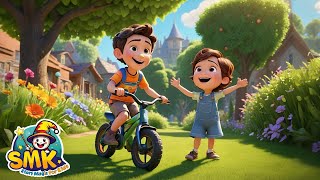 Ride a Bike Song  Toddlers Bike Safety Song  Nursery Rhymes amp Kids Songs  StoryMagicKids76 [upl. by Premer]