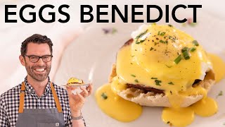 Easy Eggs Benedict Recipe [upl. by Ayek279]