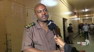 Officials raid a section at Pollsmoor Prison [upl. by Range]