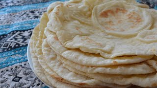 Lebanese Flatbread  Quick  No knead  Vegan [upl. by Yrrot]