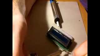 I2C LCD Modul soldering 16x2 [upl. by Santiago]