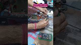 Cassette player repair audiorepair cassetterepair ytshortsviral ytshorts vintageaudiorepair [upl. by Violette531]