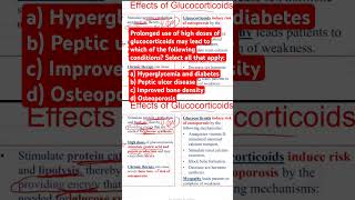 Prolonged use of high doses of glucocorticoids may lead to which of the following conditions [upl. by Kanter]