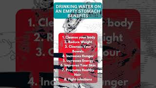 Drinking Water on an Empty Stomach Benefits [upl. by Federica124]