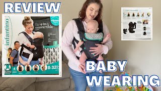 Infantino Flip 4 in 1 Baby Carrier ReviewOverview  Tutorial [upl. by Mateya]