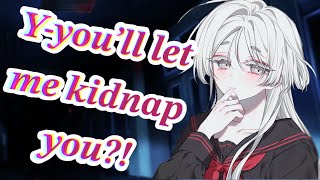 Letting Shy Yandere kidnap you and obsess over you Willing listenerASMR F4A [upl. by Oloap]