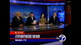 WABCTV Partial 11 pm newscast  November 22 2005 [upl. by Essilem341]