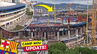 NEW Camp Nou Construction Update 18 November 2024 [upl. by Carrick939]