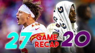 Ravens vs Chiefs Game Recap 2024 CRAZY Highlights [upl. by Adal880]