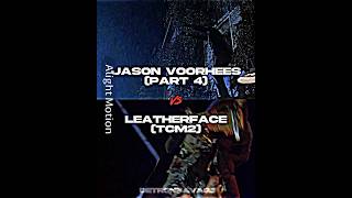 P4 Jason Vs Leatherface TCM2 jason leatherfacetcg whoisstrongest fyp shorts edit [upl. by Cormick]