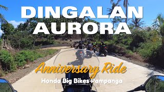 Dingalan Aurora  Honda Big Bikes Pampanga Anniversary Ride [upl. by Gernhard]