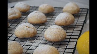 Soft Lemon Cookies Recipe [upl. by Dlorad]