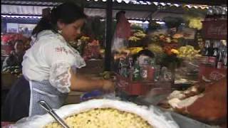 Otavalo Ecuador Fast Food in Otavalo with Srta Piedad Chirán [upl. by Anniala720]