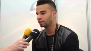 Eurovision 2014  Interview with Andras KallaySaunders from Hungary [upl. by Lietman]