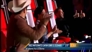 Las Noticias  Inicia La Voz México 2014 [upl. by Edyaw]