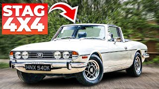 Last EVER Triumph Stag amp The Only Stag 4X4s EVER MADE Stags At Silverstone [upl. by Romelle]