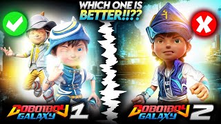 BoBoiBoy Galaxy Season 2 is WORST 😨 BoBoiBoy Galaxy Season 1 vs Season 2 Comparison  Hindi [upl. by Boys501]