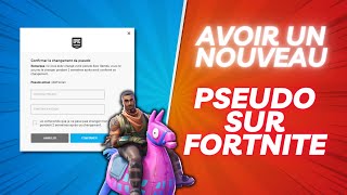 COMMENT CHANGER DE PSEUDO SUR FORTNITE [upl. by Nivat]