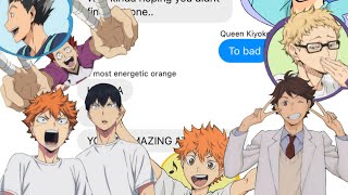 Kiyoko exposes TikTok’s Haikyuu texts with ships [upl. by Tuinenga]