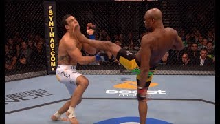 Anderson Silva Top 5 Finishes [upl. by Jacquette]