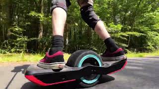 Onewheel GT w Lightning Rails and TFL Enduro Tire Cruise Around Pease Tradeport [upl. by Aro]