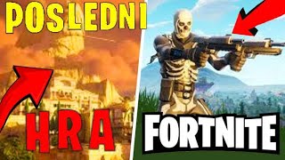 POSLEDNÍ HRA TÉTO SEZONY😥  Fortnite [upl. by Marvel]