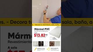 Revestimiento de pared mármol PVC [upl. by Gratianna]