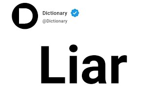 Liar Meaning In English [upl. by Nylirahs]