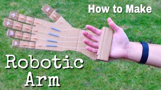 How to Make a Robotic Arm at Home out of Cardboard  Amazing things You can Make at Home [upl. by Ehtylb]