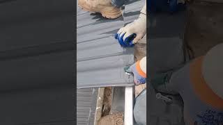 Installation process of glazed tiles for steel structure roofs [upl. by Sotnas]