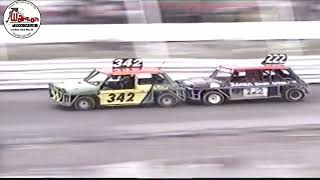 Warton Stock Car Clubs Ministox Chequered Flag Meeting 1998 [upl. by Enyamert]