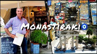 🧿Monastiraki🧿 The best shopping in Athens  A walk through the historic streets of Athens🇬🇷 [upl. by Ehling]