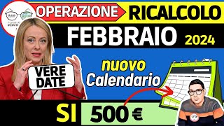 🔴 FEBBRAIO ➜ 16 NOVITà Sì BONUS 500€ e RICALCOLI ISEE 💶 INPS PAGA ANTICIPI AUU ADI PENSIONI INVALIDI [upl. by Nirik]