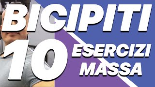 Esercizi Bicipiti i 10 Migliori per la Massa Muscolare [upl. by Cornia432]