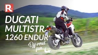 Ducati Multistrada 1260 Enduro la prova off road di RED [upl. by Reiners150]