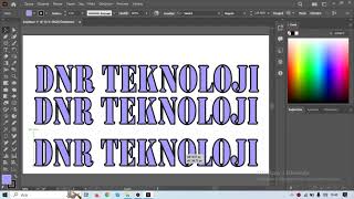 Adobe Illustrator Fontların Eğitimi [upl. by Arednaxela]