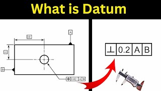 Datum in Mechanical Dimensioning  GDampT [upl. by Bern]