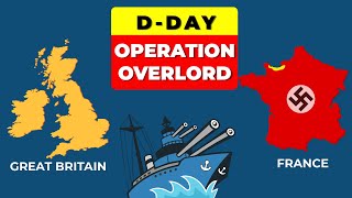 DDay Invasion or Operation Overlord History Timelines and Map  Past to Future [upl. by Teerell144]